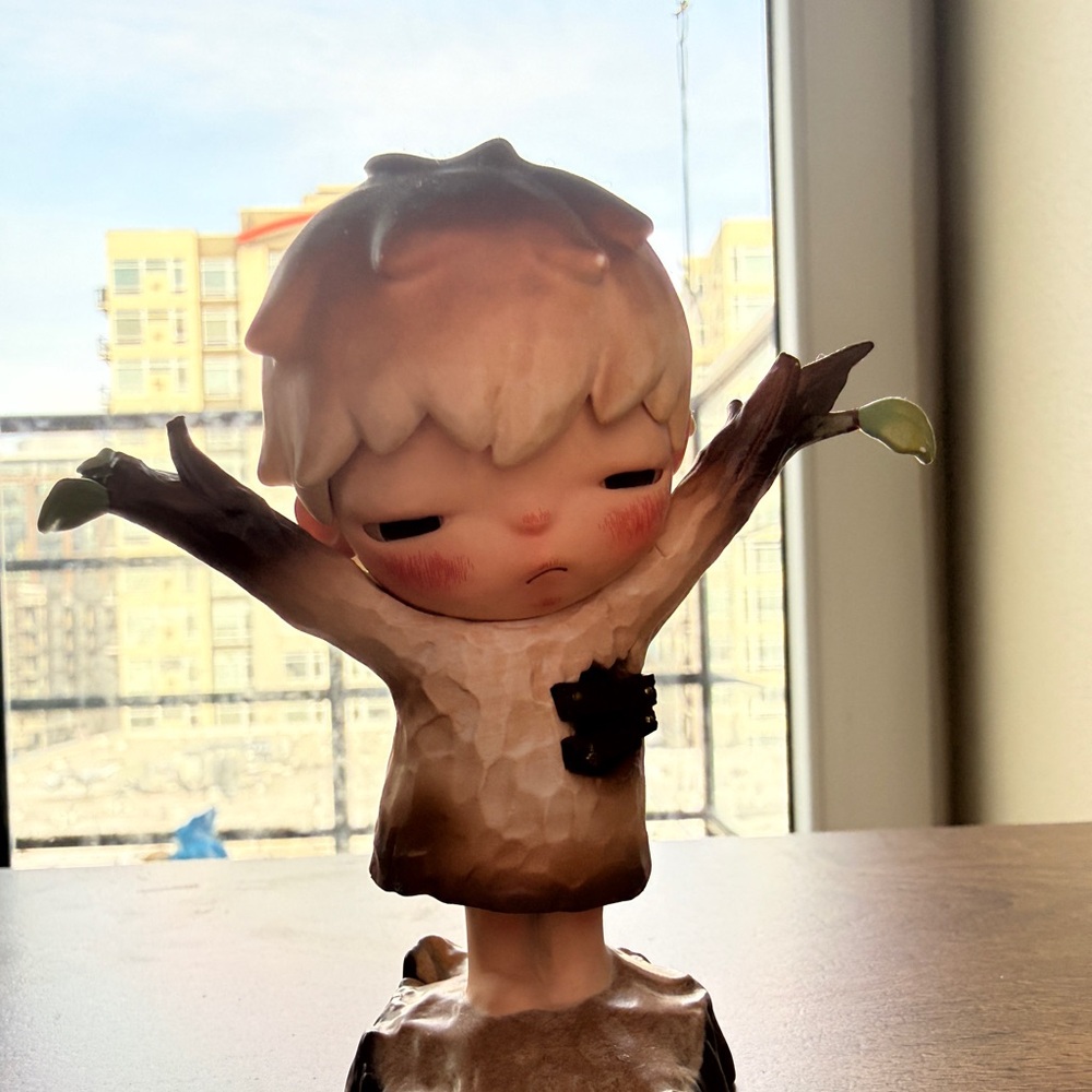 POP MART x Hirono Reshape Series Confirmed Figure “Woodcarving”